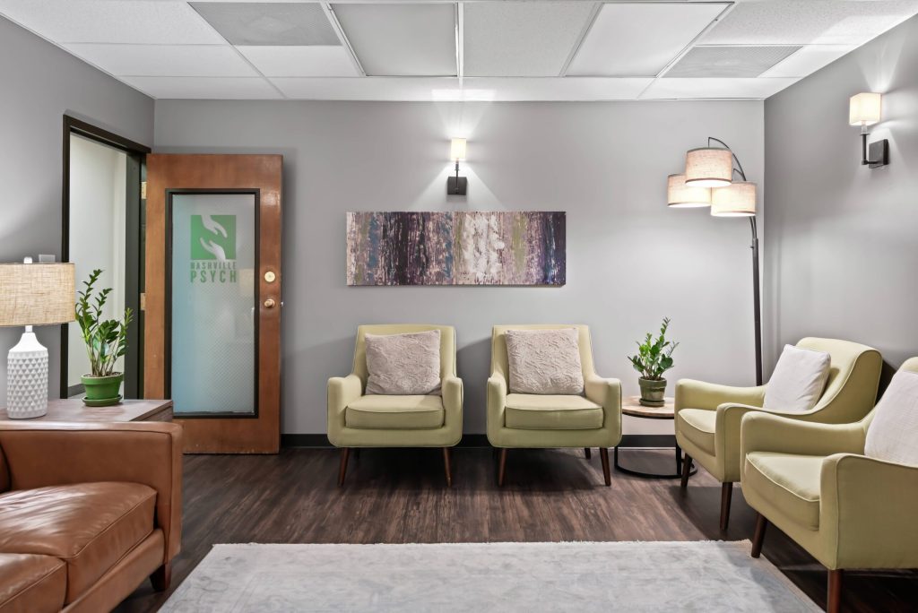 Nashville Psych office, representing where to get support for mental health challenges during perimenopause