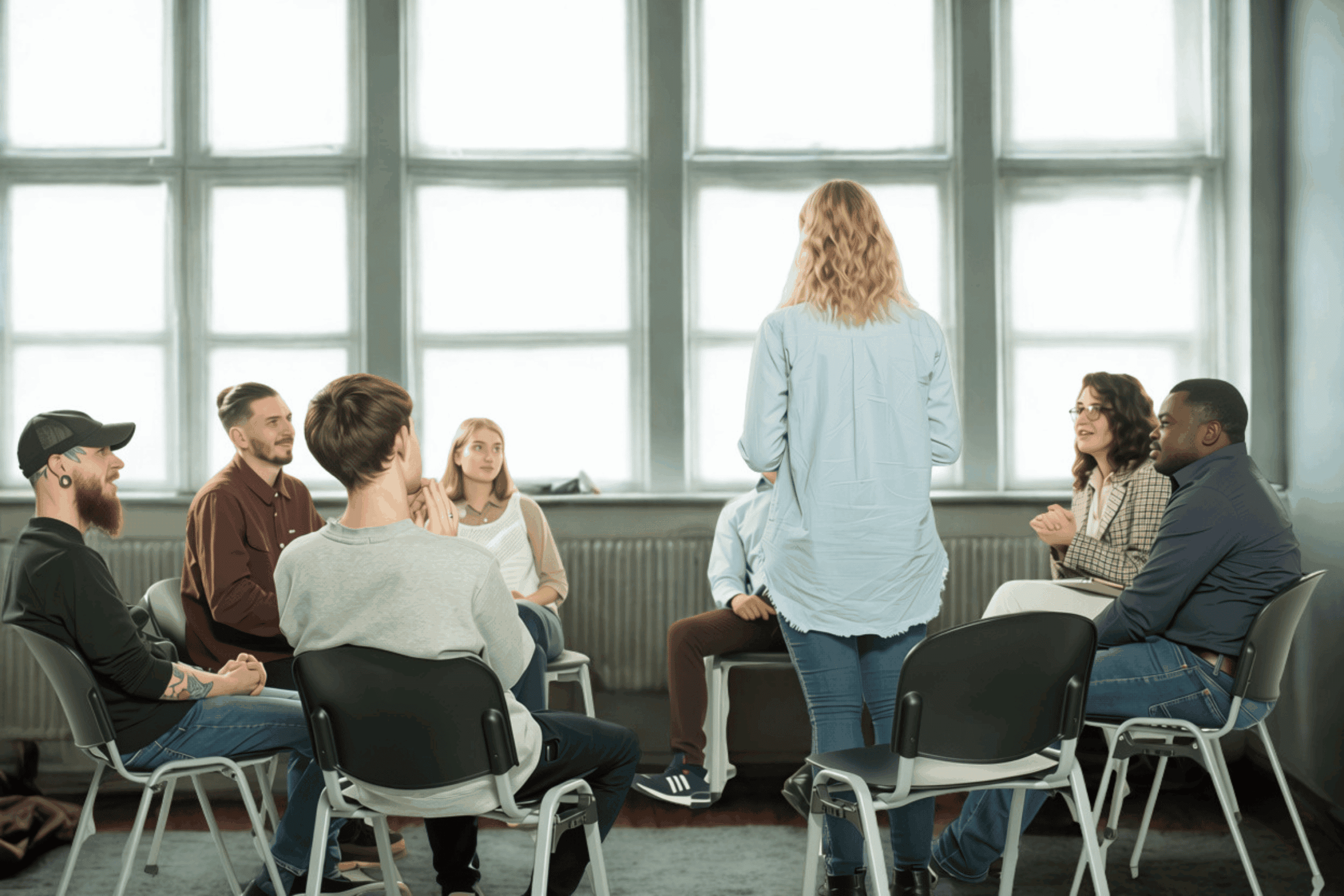 Early career therapists participating in a process-oriented professional training group